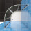 AICA (800x800mm) Quadrant Shower Enclosure Glass Screen Door 3