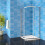 AICA (800x800mm) Quadrant Shower Enclosure Glass Screen Door 2