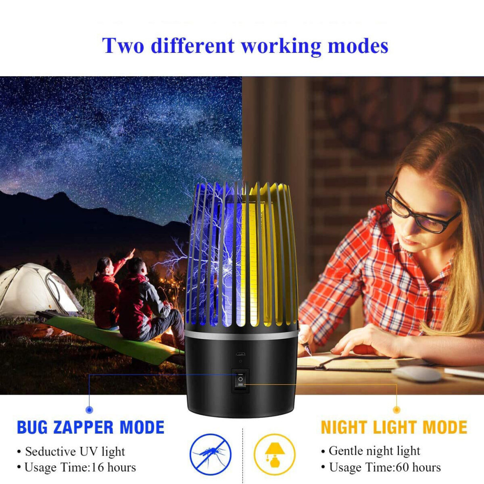 Night light deals bug zapper