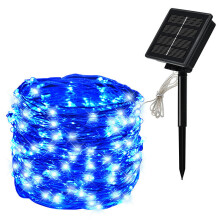 (#Blu-ray , 20M) 10/20M 100/200LED Solar String Lights Fairy Garden Party Decor