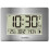 Radio Controlled LCD Wall Mountable and Desk Clock ( Silver ) 1