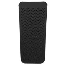 Heat Resistant Silicone Mat, Portable Hair Straightener Heat-proof Hair Styling Tools Pouch Mat for Flat Irons, Curling Irons, Waver, Hair Dryer