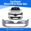 Renault Clio 2013-2016 Front Bumper Primed No Pdc Or Washer Holes 2