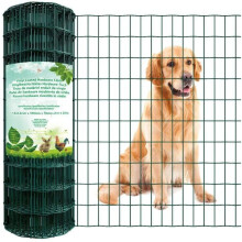 (0.9M X 10M) Wire Mesh Fencing Border PVC Coated Galvanized Wire Fence Roll