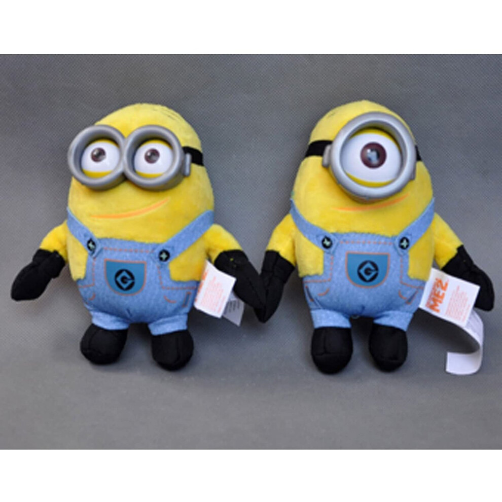 Despicable Me Minions Official 3D Eyes 6" Dave & Stewart Soft Toy!