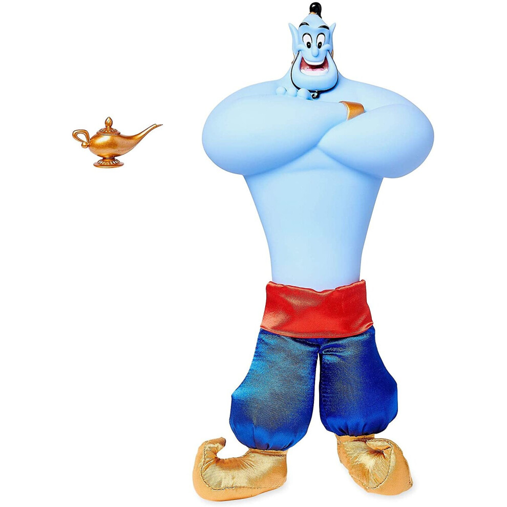 Disney Official Store Aladdin Genie 29Cm Classic Doll & Lamp Boxed