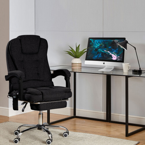 NEO Neo Gaming Computer Recliner Massage Chair With Footrest 2