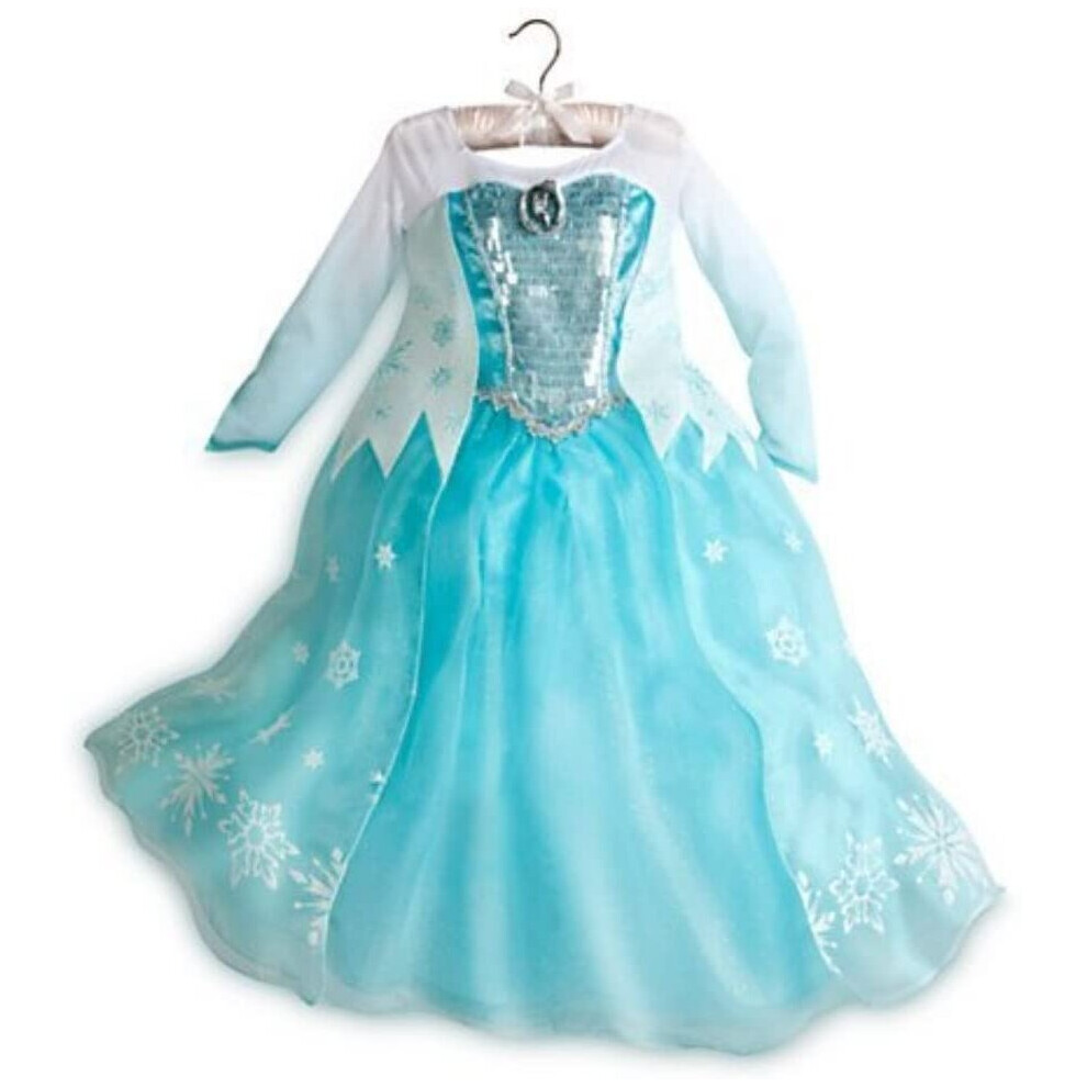 Cosplay Disney Store Frozen Princess Elsa Costume Size Medium 7/8