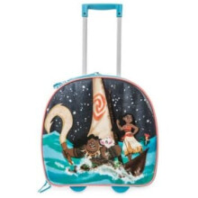 Moana Light-Up Trolley Case Featuring artwork of Moana, Maui,