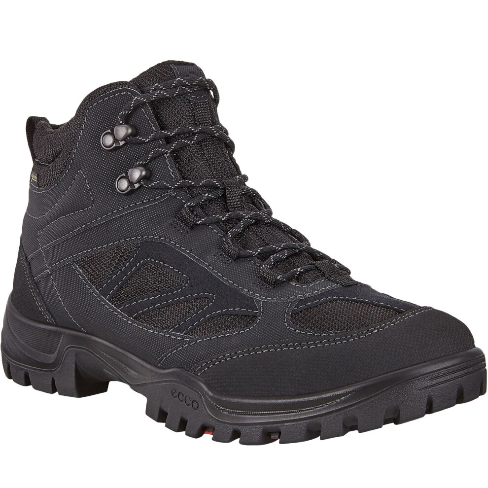 (7.5 (41EU) UK, Black) ECCO Mens XPEDITION III High GORE-TEX Waterproof Walking Hiking Boots - Black