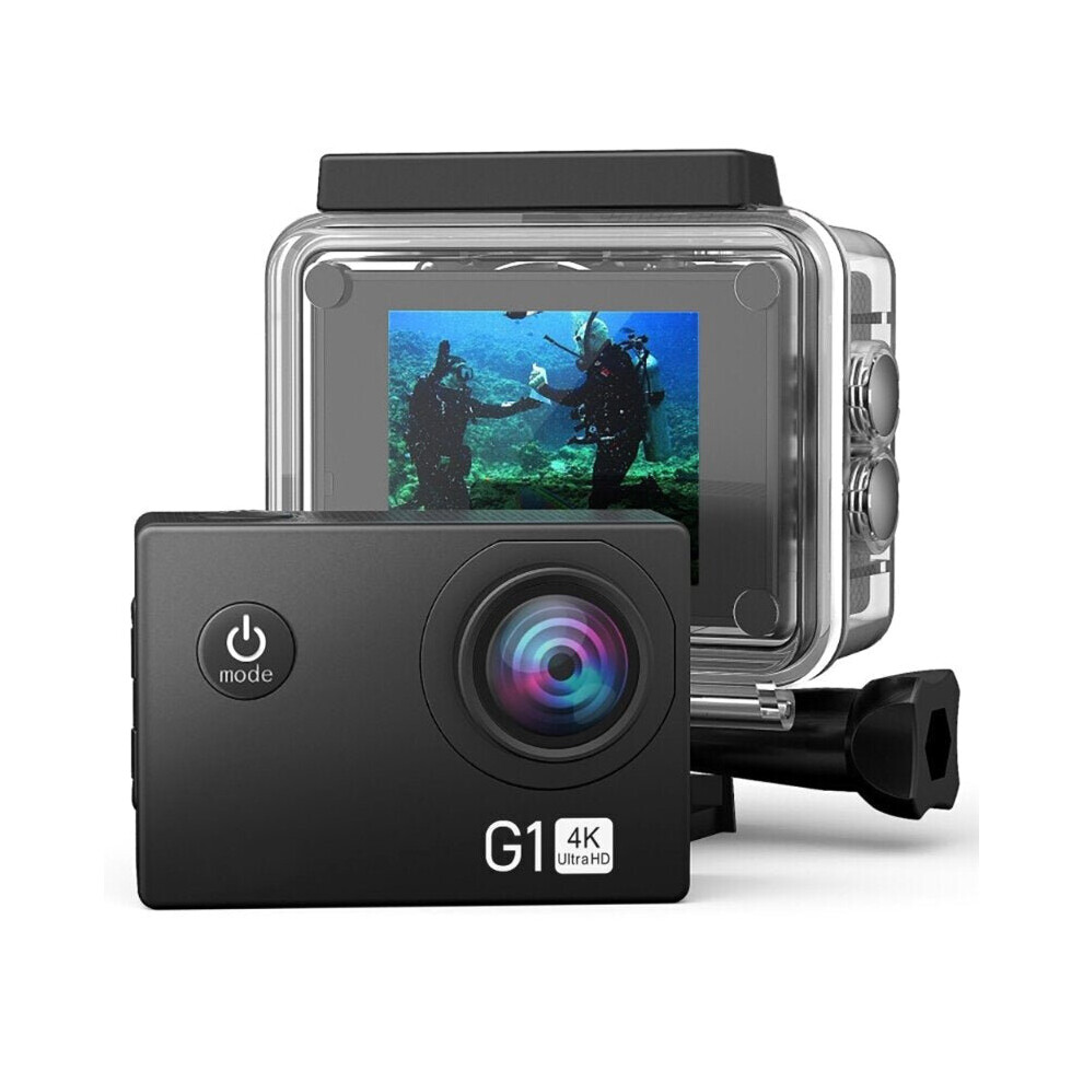 Ultra High Definition Action Camera Waterproof 170 Degree Wide Angle WiFi Outdoor 4K Sports Cam Remote Control Accessories Kit