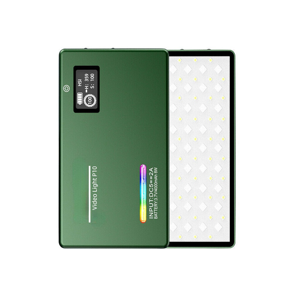 () Led Video 2500K-8500K Photography Studio Video Dimmable Fill With App Control For Dslr Camera Mobile Phone Live Broadcast Green/Light 6112211813592