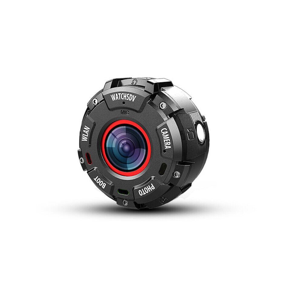 Mini Sport Action Camera 1080P HD WiFi Waterproof 30M DV Wide-angle Lenses Night Version Shooting Smart Watch Camera