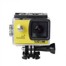 (Yellow) WiFi Car DVR Camera Sport DV Novatek Waterproof