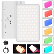 LED Video Light with Softbox and RGB Color Filters Light for Video Conference Lighting Fill Light 3200K-6500K