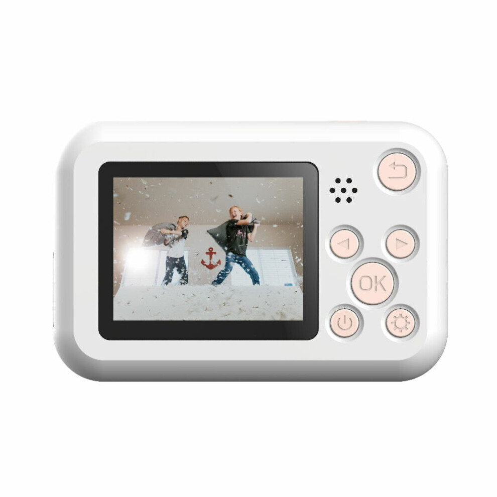 (White) Video Recording Photo Shooting Frame Kids 1080P Sport Camera