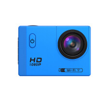 (Blue) Wifi HD 1080P Wide Angle 170 Degree Waterproof Sportscamera