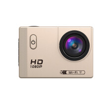 (Gold) Wifi HD 1080P Wide Angle 170 Degree Waterproof Sportscamera