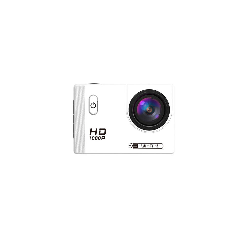 (White) Wifi Hd 1080P Wide Angle 170 Degree Waterproof Sportscamera White 6112211898001