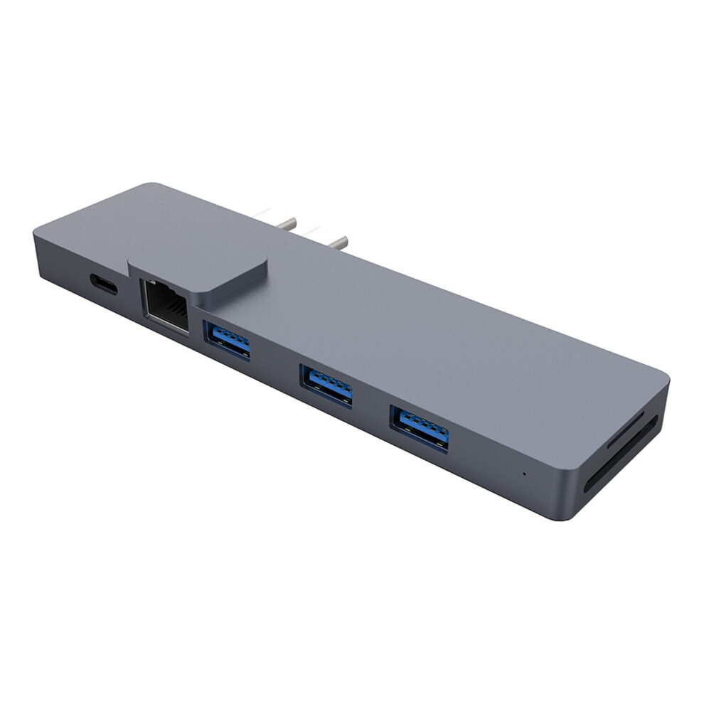 8-in-1 Dual USB-C Docking Station HDMI HUB Adapter