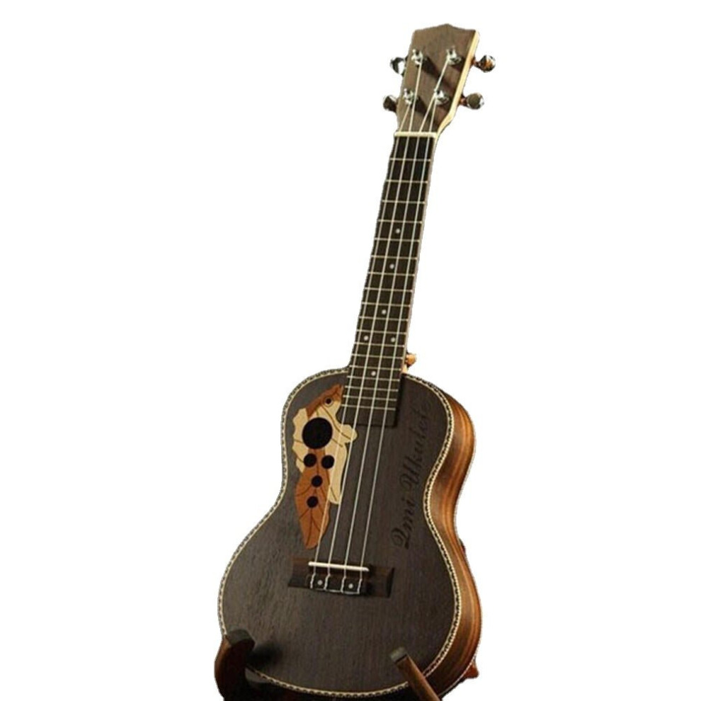 21 Inch Four Strings Rosewood Ukulele Guitar With Grape Shape Holes