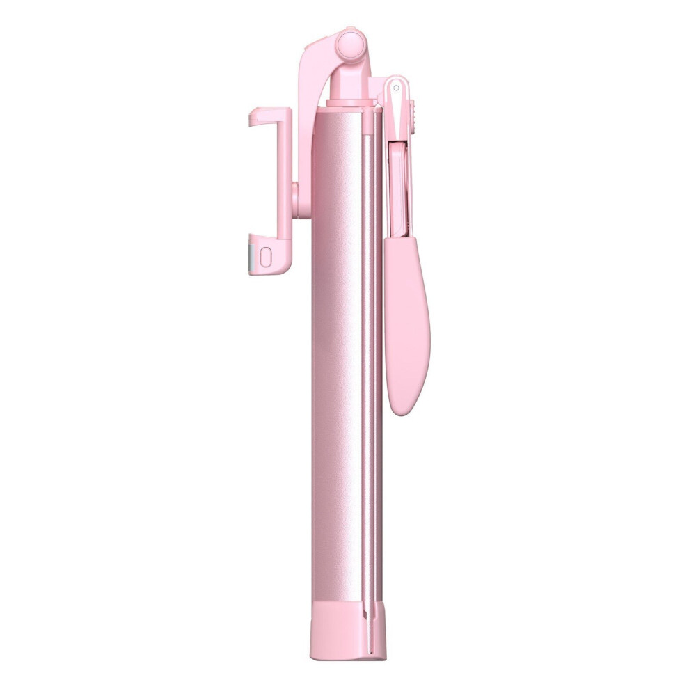 (Rose) Mini Phone Tripod Stand Portable Selfie Stick Handheld Stabilizer