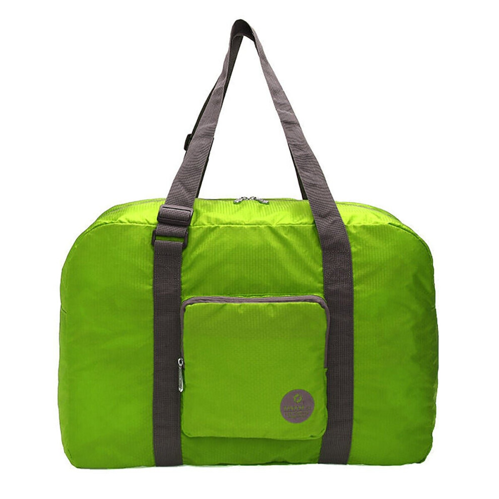 (Green) 38L Waterproof Foldable Duffle Bag Travel Luggage Baggage Sports Gym Storage Bag