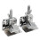 Screen Printing Tools Kit with Aluminum Frame Hinge Clamp Emulsion Coater Squeegee 6