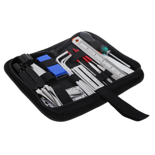 25Pcs Guitar Maintenance Repair Tools Full Set Tool Kit Pliers with Bag Luthier 2