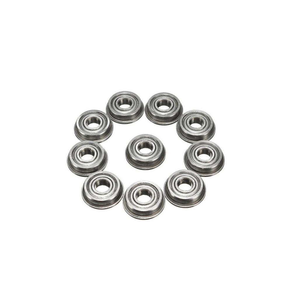 10pcs 5mmx13mmx4mm Double Shielded Flanged Ball Bearing