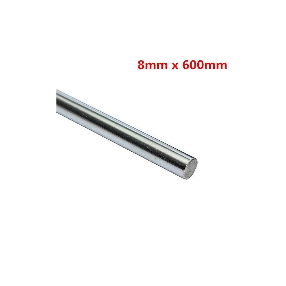 OD 8mm x 600mm Cylinder Liner Rail Linear Shaft Optical Axis