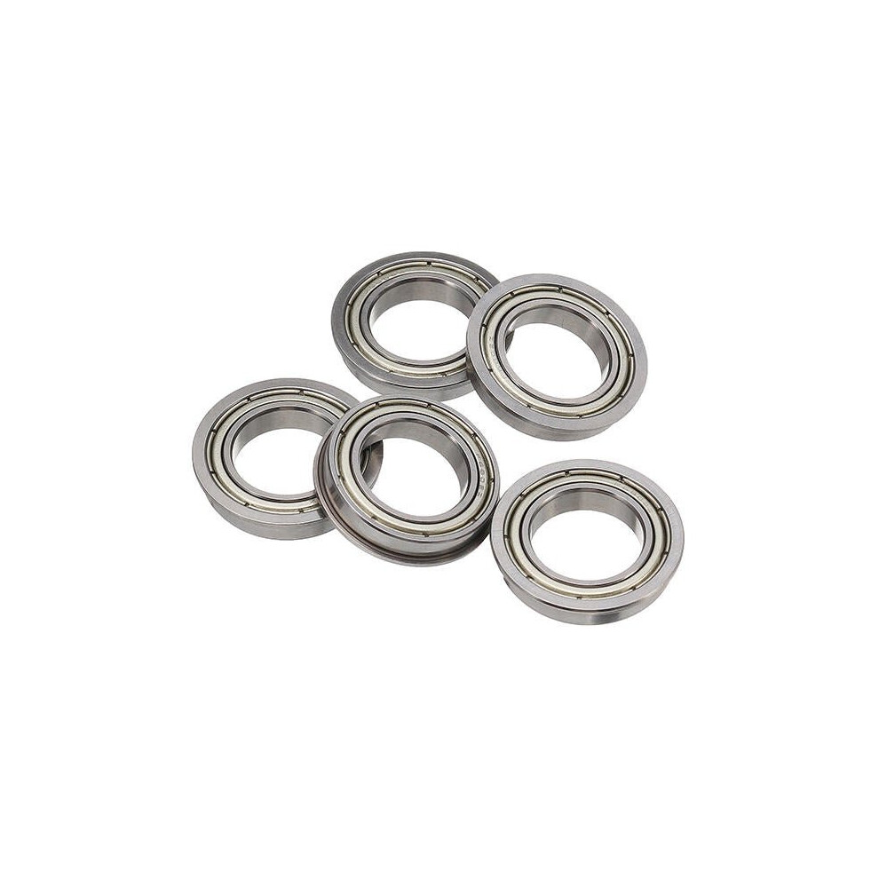 5pcs Flange Ball Bearings 15x24x5mm Deep Groove Ball Bearings