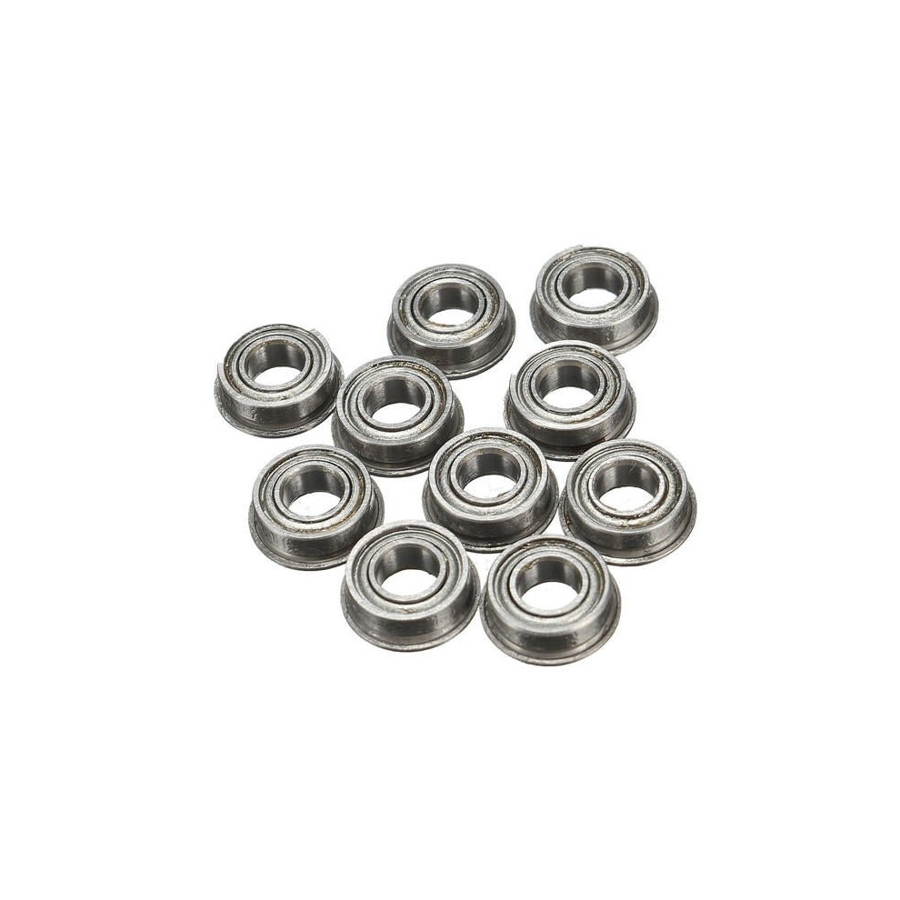 10pcs 4x8x3mm Flange Ball Bearing