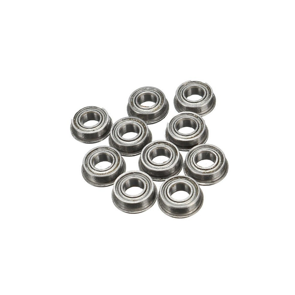 10Pcs 4X8x3mm Flange Ball Bearing 3654659392206