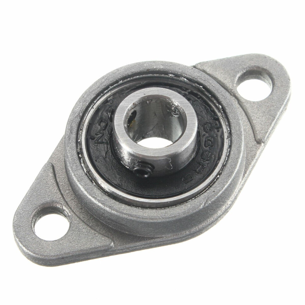 4Pcs Zinc Alloy Pillow Block Flange Ball Bearing 8Mm Bore Diameter Kfl Bearing 3654659123404