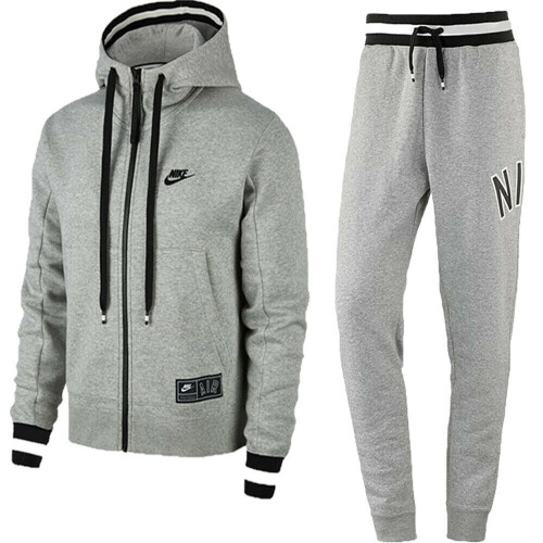 Nike large logo tracksuit best sale