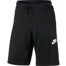 (Medium) Nike Mens Fleece AV15 Sport Shorts Gym Sweat Black
