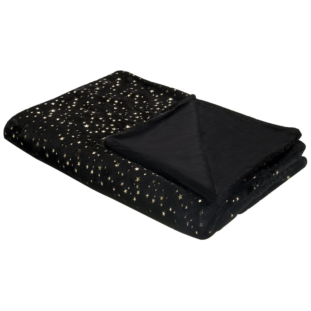 Blanket 150 x 200 cm Black ALAZEYA