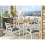 Beliani Round Garden Dining Table ø 105 cm Light Wood CAVOLI 2