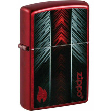 Zippo Red & Gray Design