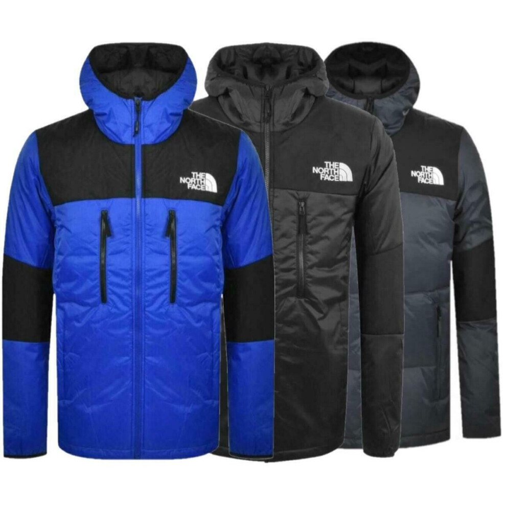 (Small, Black) The North Face Himalayan Jacket Warm Coat Padded