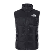 (XL) The North Face Gilet Logo Padded Warm Winter Black