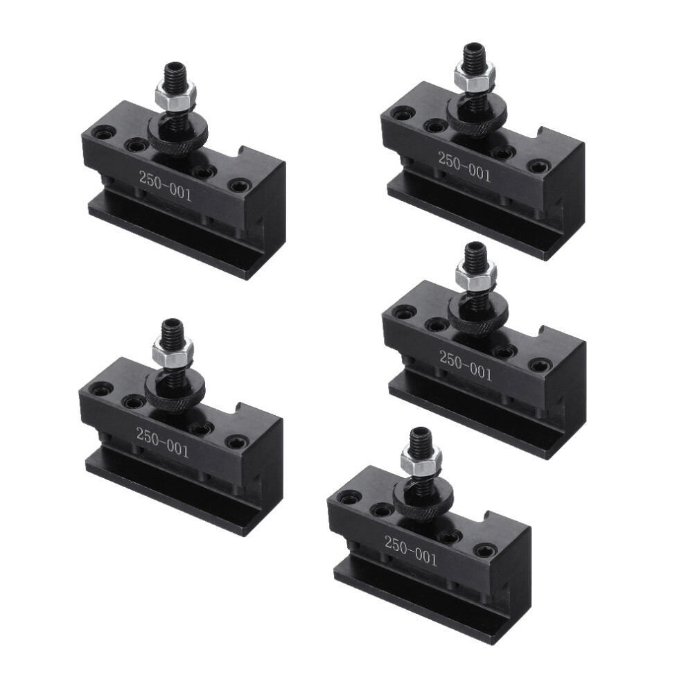 5Pcs Cuniform Gib Type Quick Change Tool Post Tool Holder For Lathe Tools 6112211911236