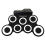 Digital Portable Roll Up Electronic Drum Kits Pad with Pedal Drum Sticks 4