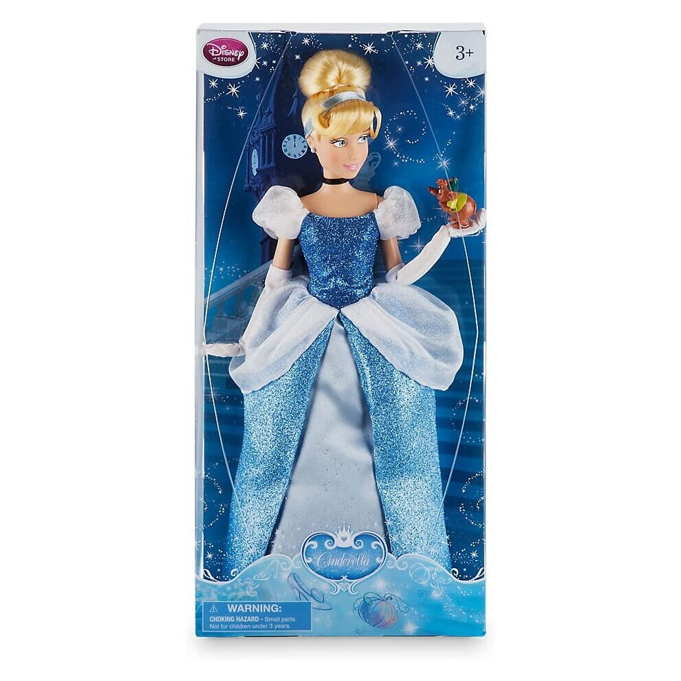 Disney Store 12 Cinderella Classic Doll With Gus Gus Interactive