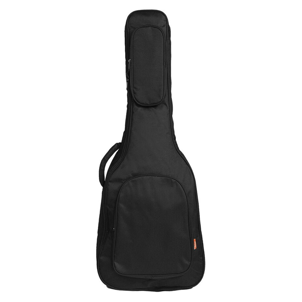 40/41 Inch Waterproof Fabric Acoustic Guitar Bag Backpack Cotton Double Shoulder Straps Padded Soft Case