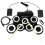 Digital Portable Roll Up Electronic Drum Kits Pad with Pedal Drum Sticks 2