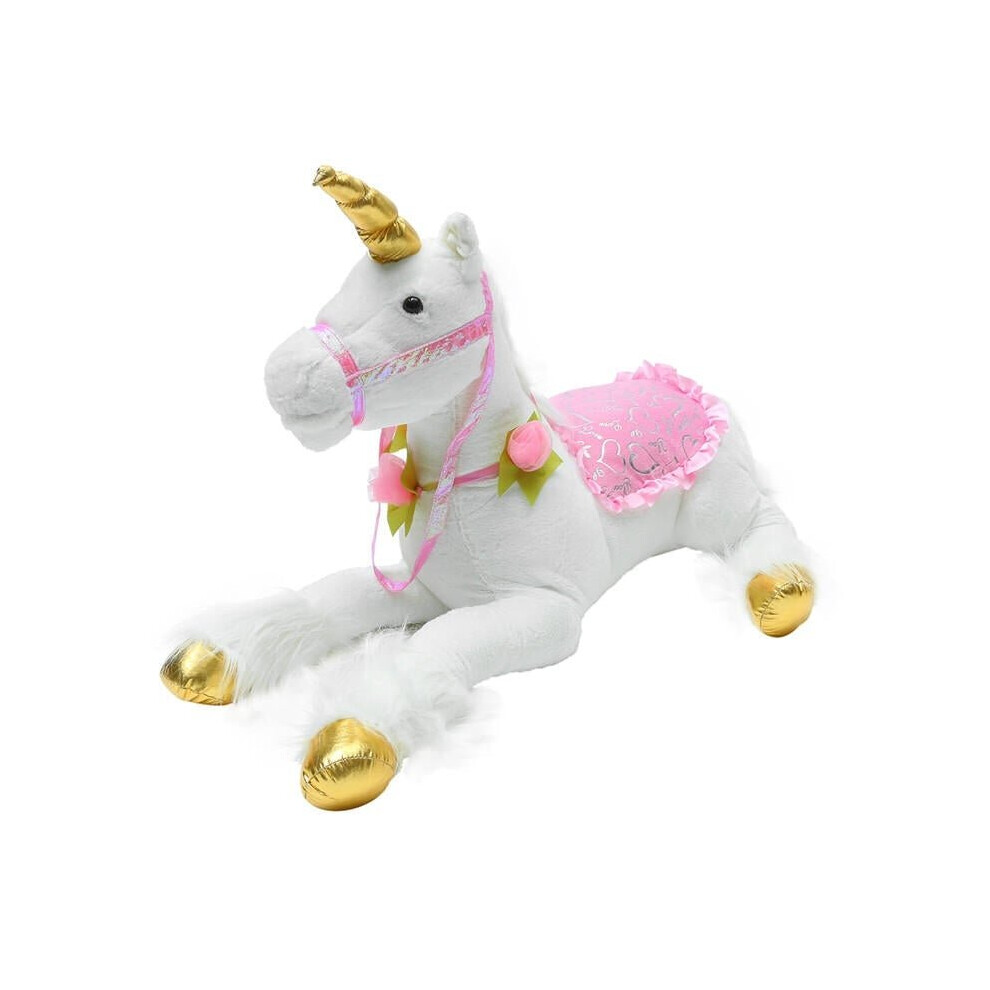 () 85 cm Stuffed Unicorn Soft Giant Plush Animal Toy Soft Animal Doll