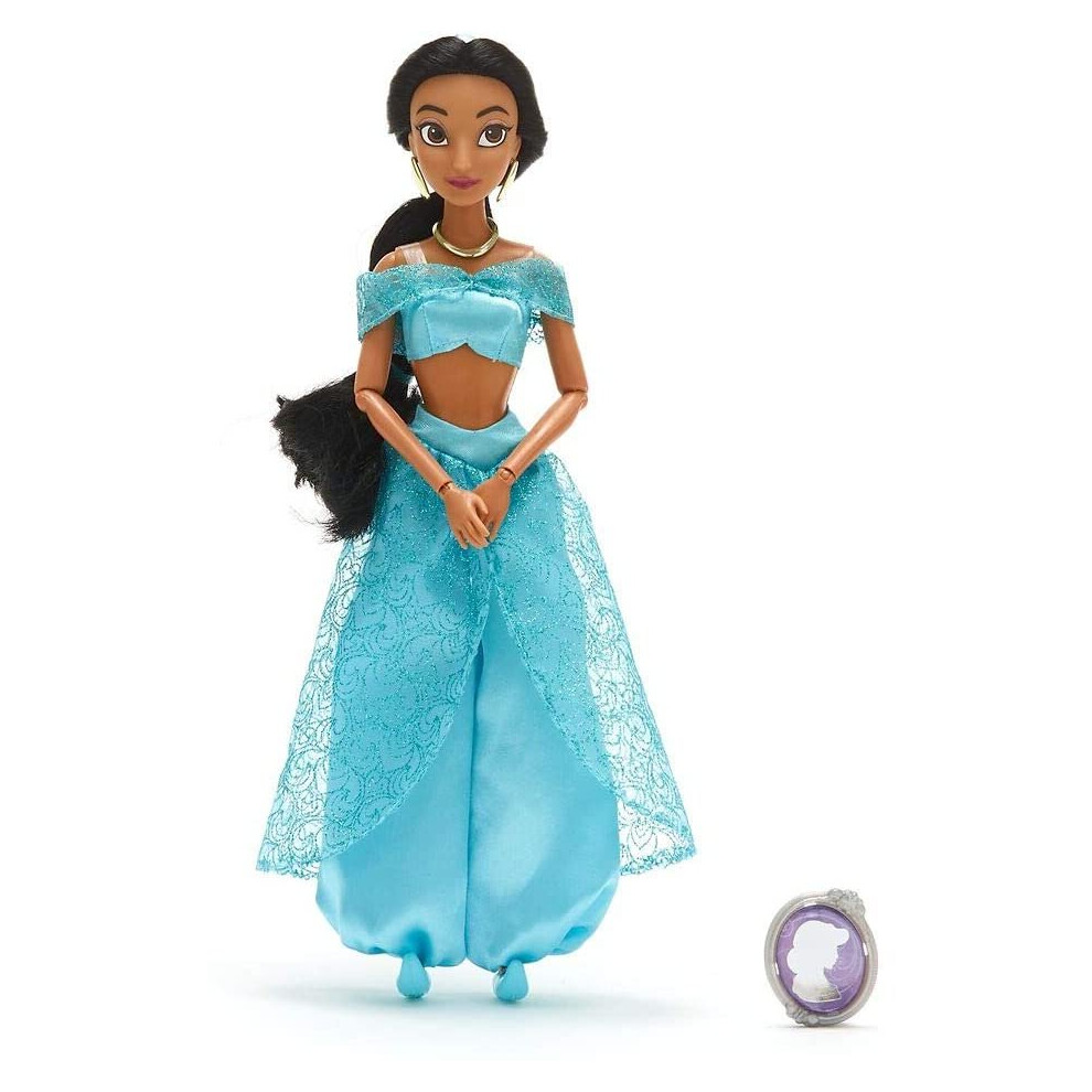 Disney Jasmine Classic Doll With Pendant Aladdin 11 ½ Inches