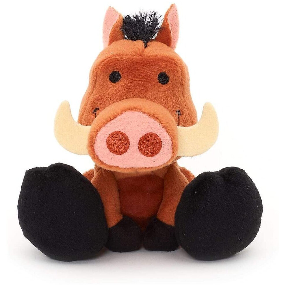 Disney Lion King Pumbaa Tiny Big Feet Mini Soft Toy 10Cm